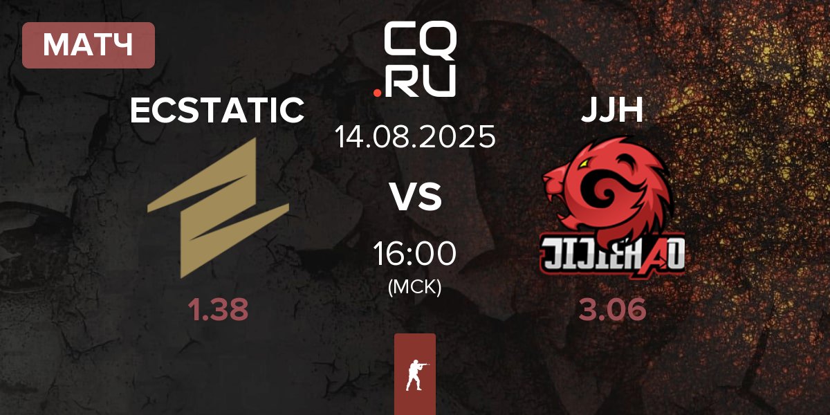 Матч ECSTATIC vs JiJieHao JJH | 14.08