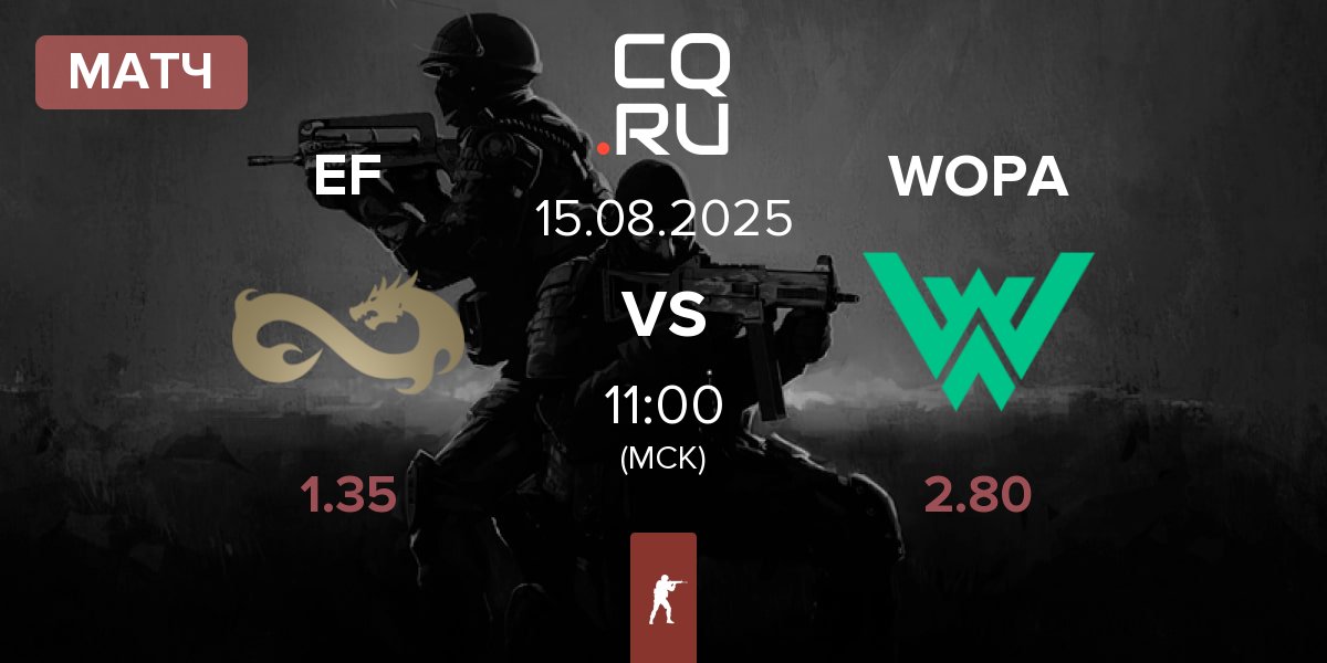 Матч Eternal Fire EF vs WOPA Esport WOPA | 15.08