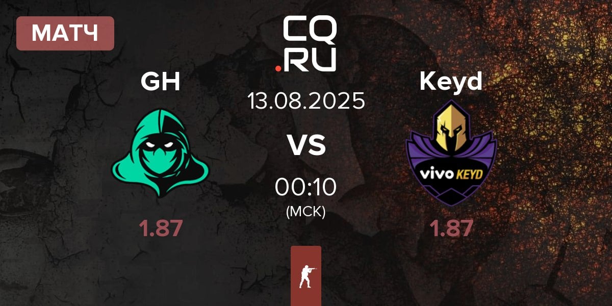 Матч Game Hunters GH vs Keyd Stars Keyd | 13.08