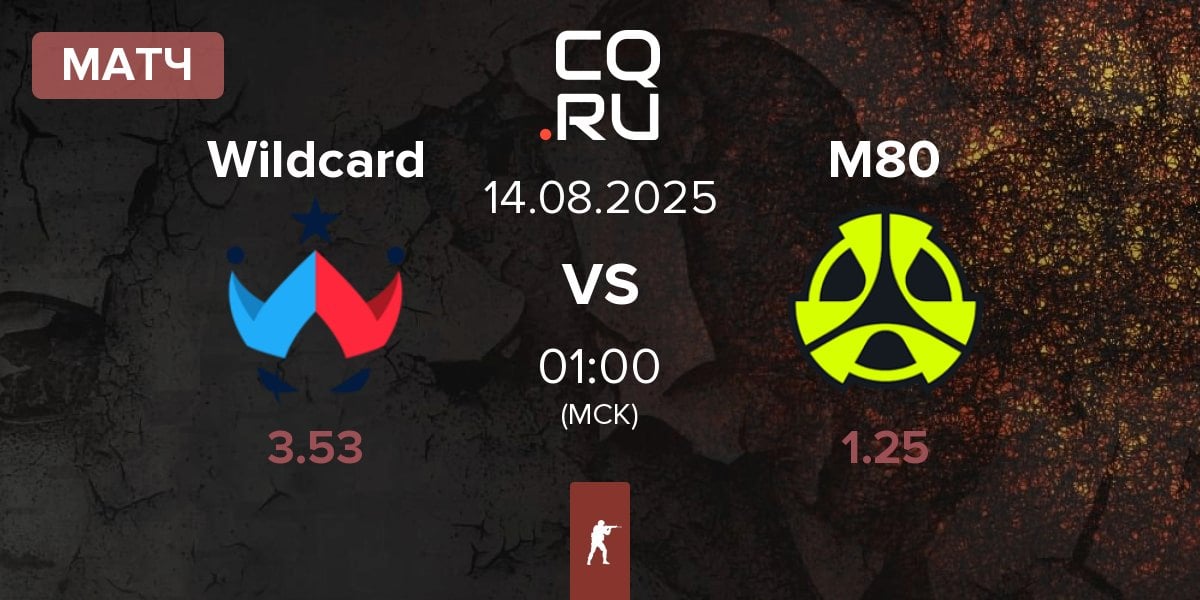 Матч Wildcard Gaming Wildcard vs M80 | 14.08