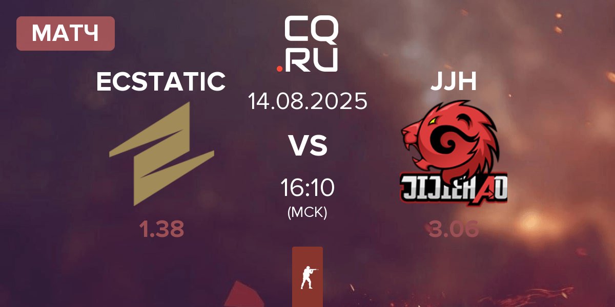 Матч ECSTATIC vs JiJieHao JJH | 14.08