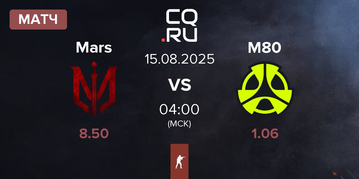 Матч Marsborne Mars vs M80 | 15.08