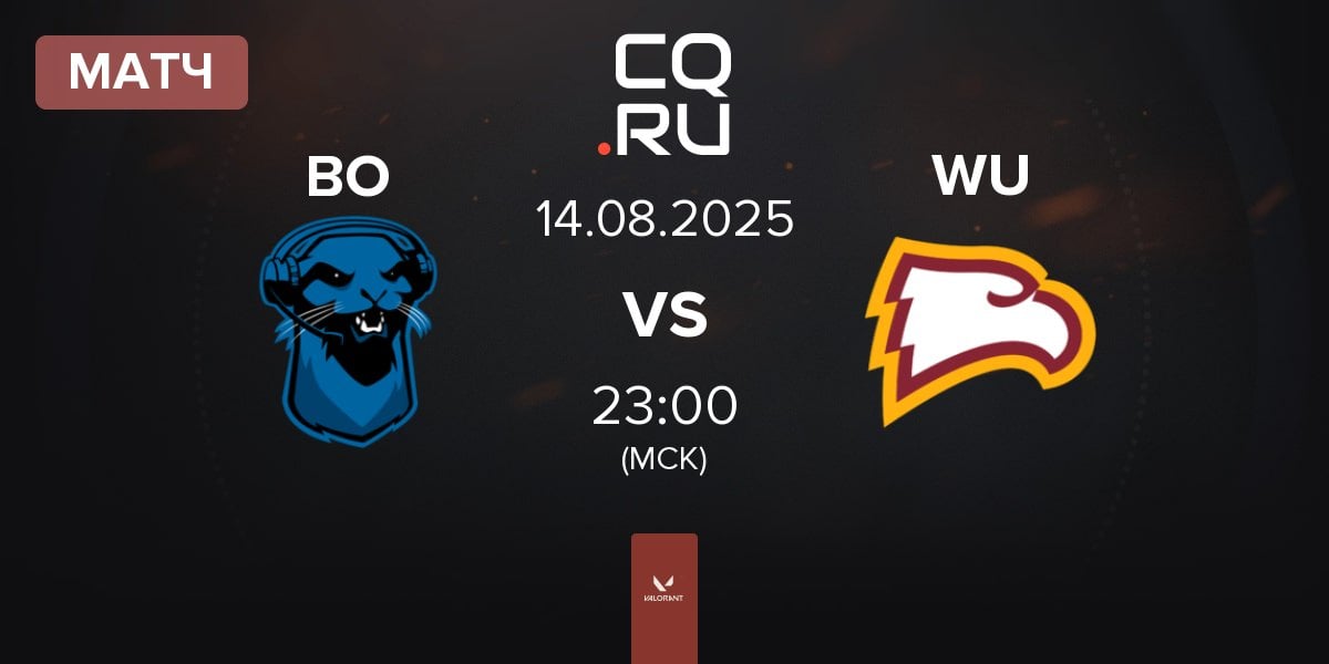 Матч Blue Otter BO vs Winthrop University WU | 14.08
