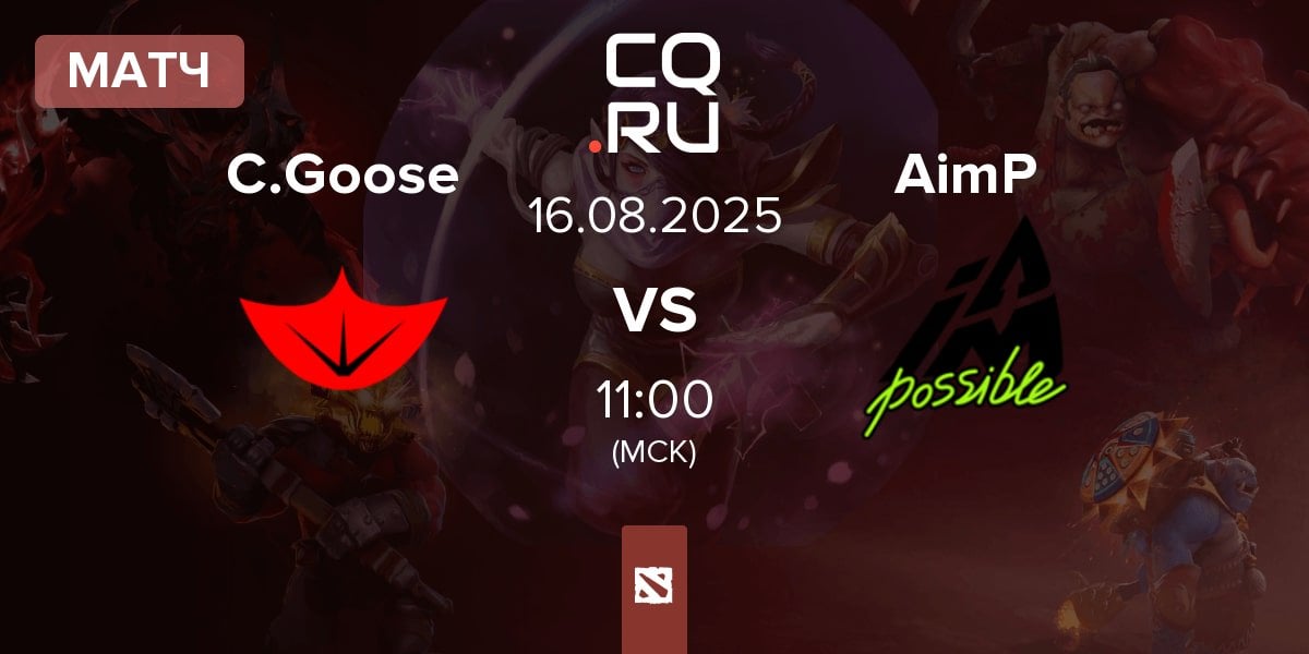 Матч Cyber Goose C.Goose vs Aim Possible AimP | 16.08