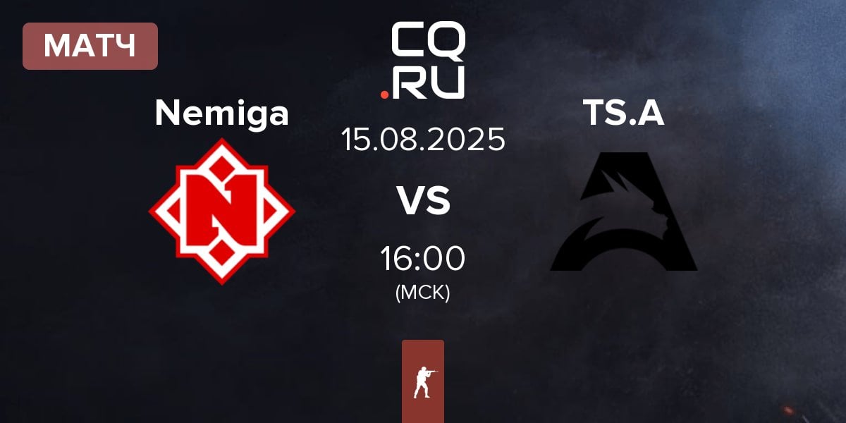 Матч Nemiga Gaming Nemiga vs Team Spirit Academy TS.A | 15.08