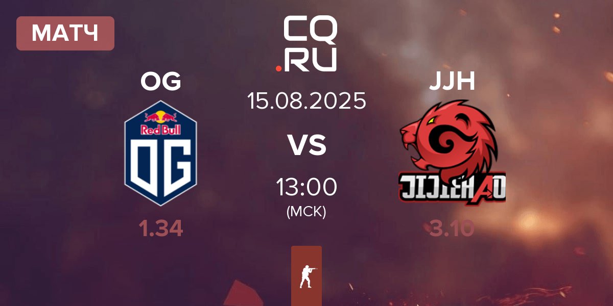 Матч OG Gaming OG vs JiJieHao JJH | 15.08