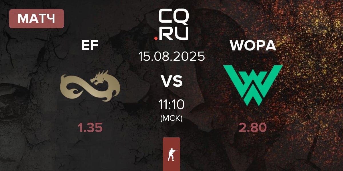 Матч Eternal Fire EF vs WOPA Esport WOPA | 15.08
