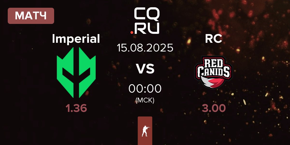 Матч Imperial Esports Imperial vs Red Canids RC | 15.08