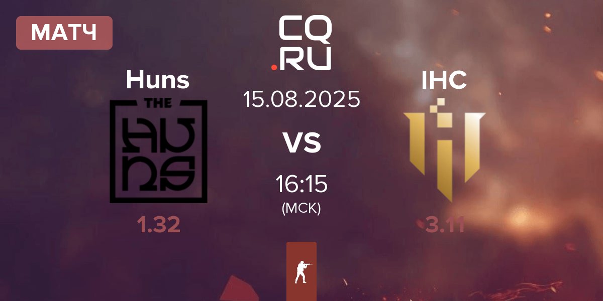 Матч The Huns Huns vs IHC Esports IHC | 15.08