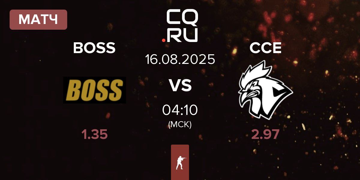 Матч BOSS vs Chicken Coop Esports CCE | 16.08