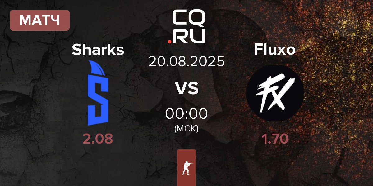 Матч Sharks Esports Sharks vs Fluxo | 20.08