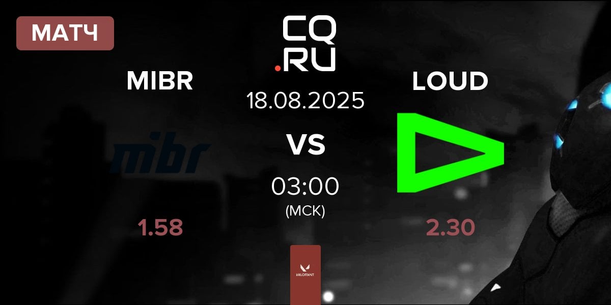 Матч Made in Brazil MIBR vs LOUD | 17.08
