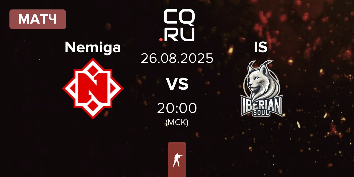 Матч Nemiga Gaming Nemiga vs Iberian Soul IS | 26.08