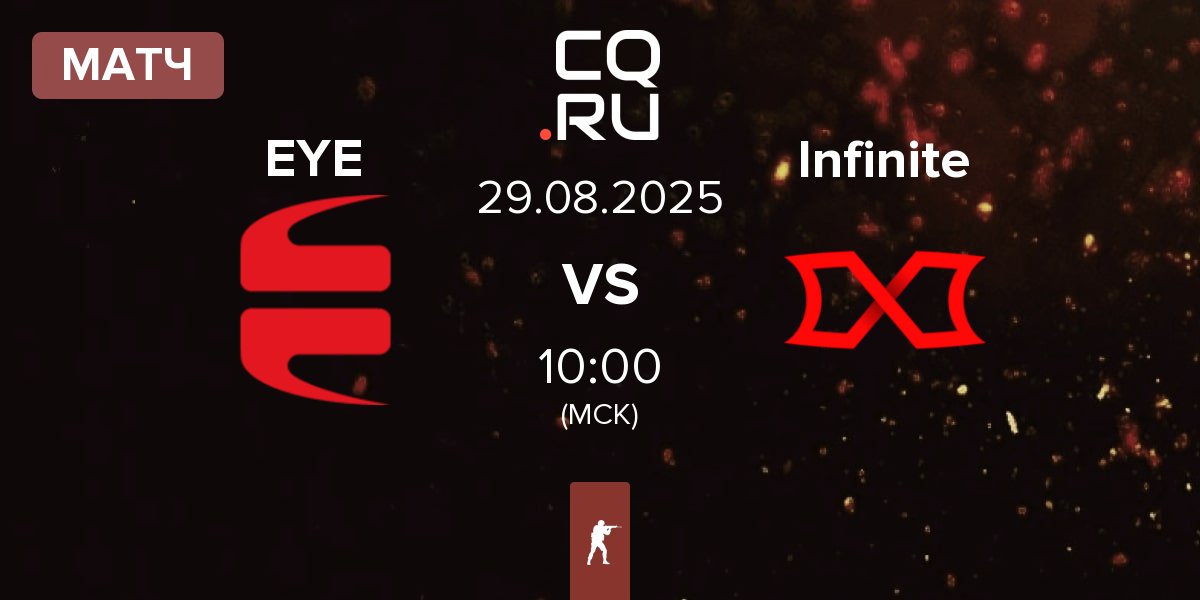 Матч EYEBALLERS EYE vs Infinite Gaming Infinite | 29.08