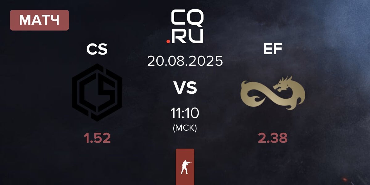 Матч CYBERSHOKE Esports CS vs Eternal Fire EF | 20.08