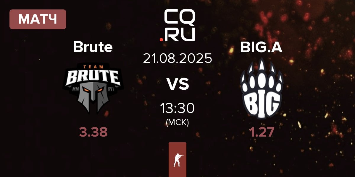 Матч Brute vs BIG Academy BIG.A | 21.08