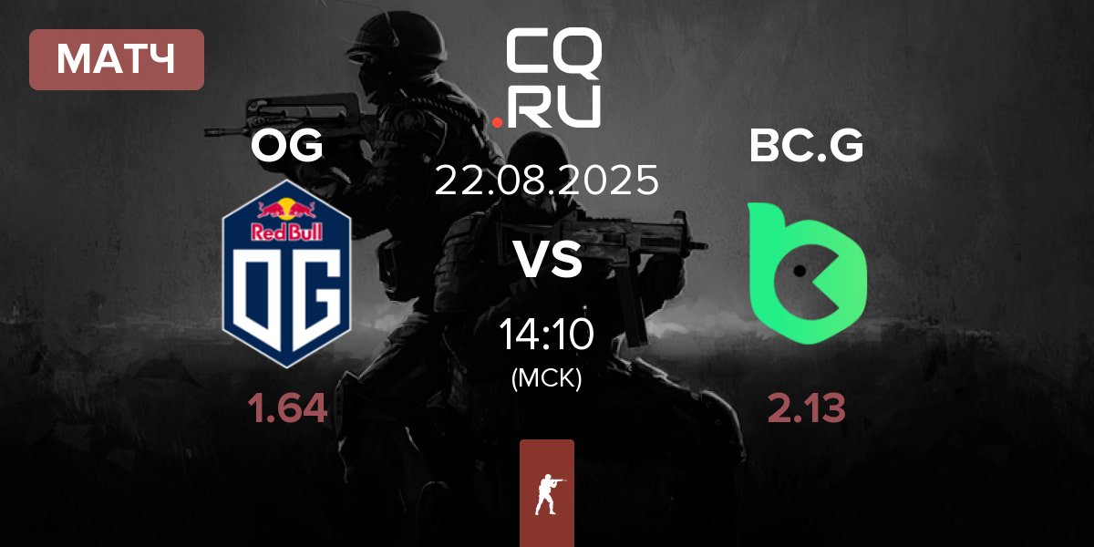 Матч OG Gaming OG vs BC.Game Esports BC.G | 22.08