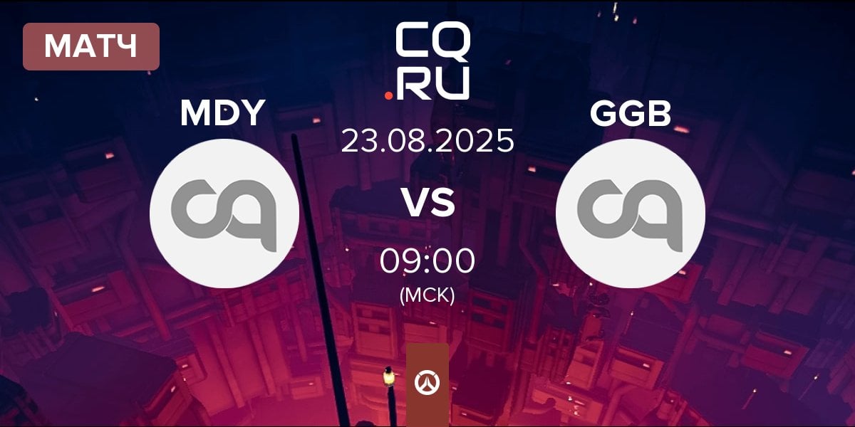 Матч MDY vs ggboom GGB | 23.08