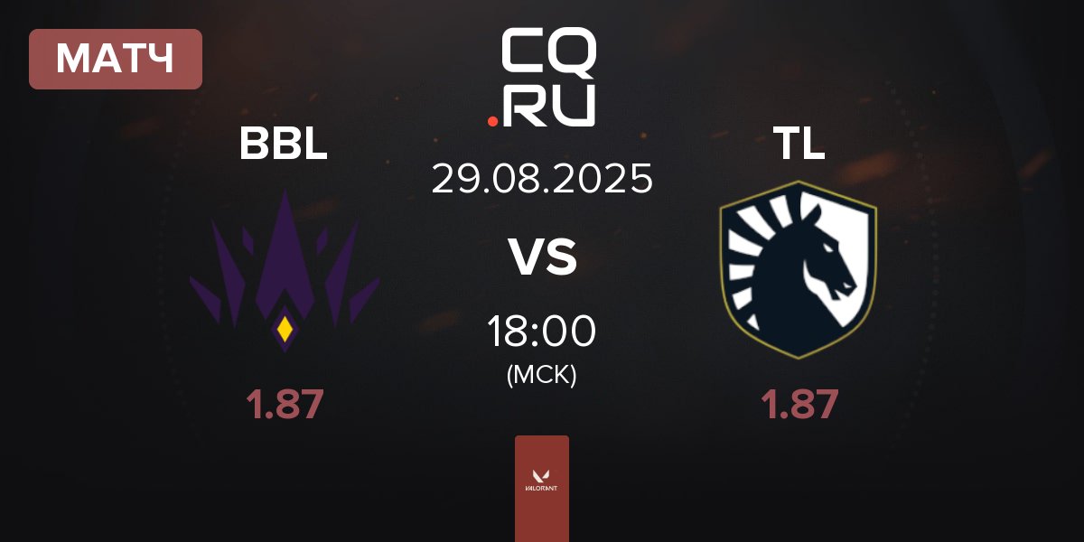 Матч BBL Esports BBL vs Team Liquid TL | 29.08