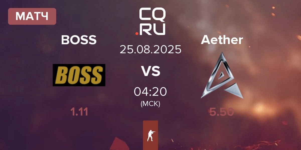 Матч BOSS vs Team Aether Aether | 25.08
