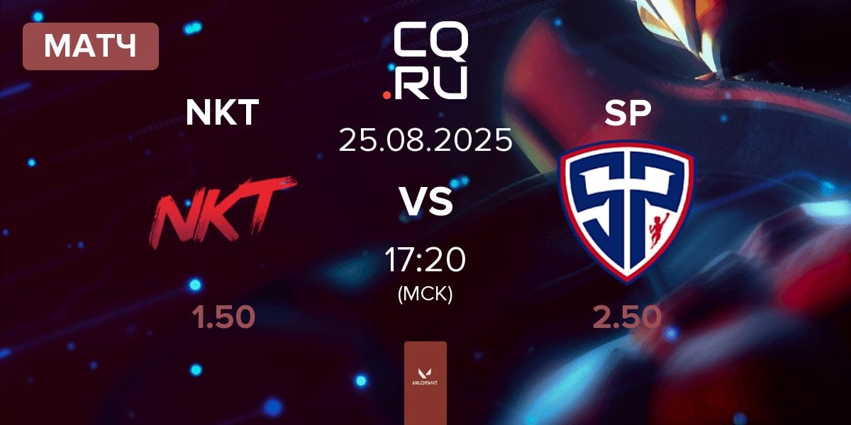 Матч Team NKT NKT vs Sharper Esport SP | 25.08