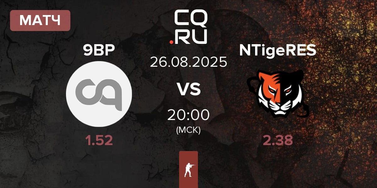 Матч 9BoomPro 9BP vs Nuclear TigeRES NTigeRES | 26.08