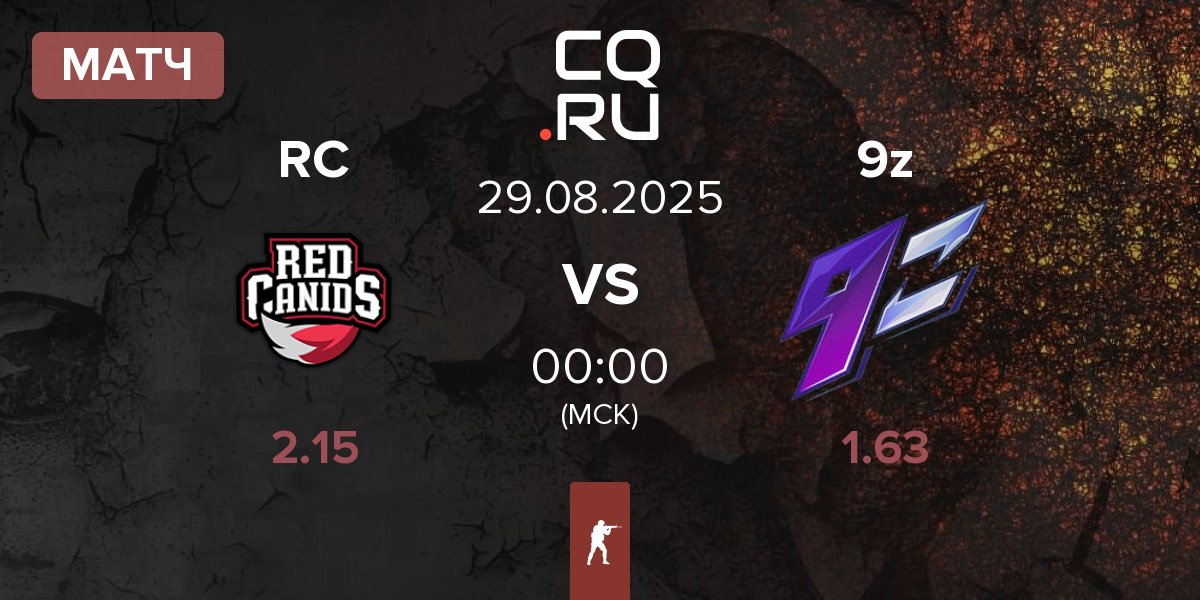 Матч Red Canids RC vs 9z Team 9z | 29.08