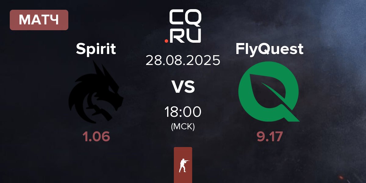 Матч Team Spirit Spirit vs FlyQuest | 28.08