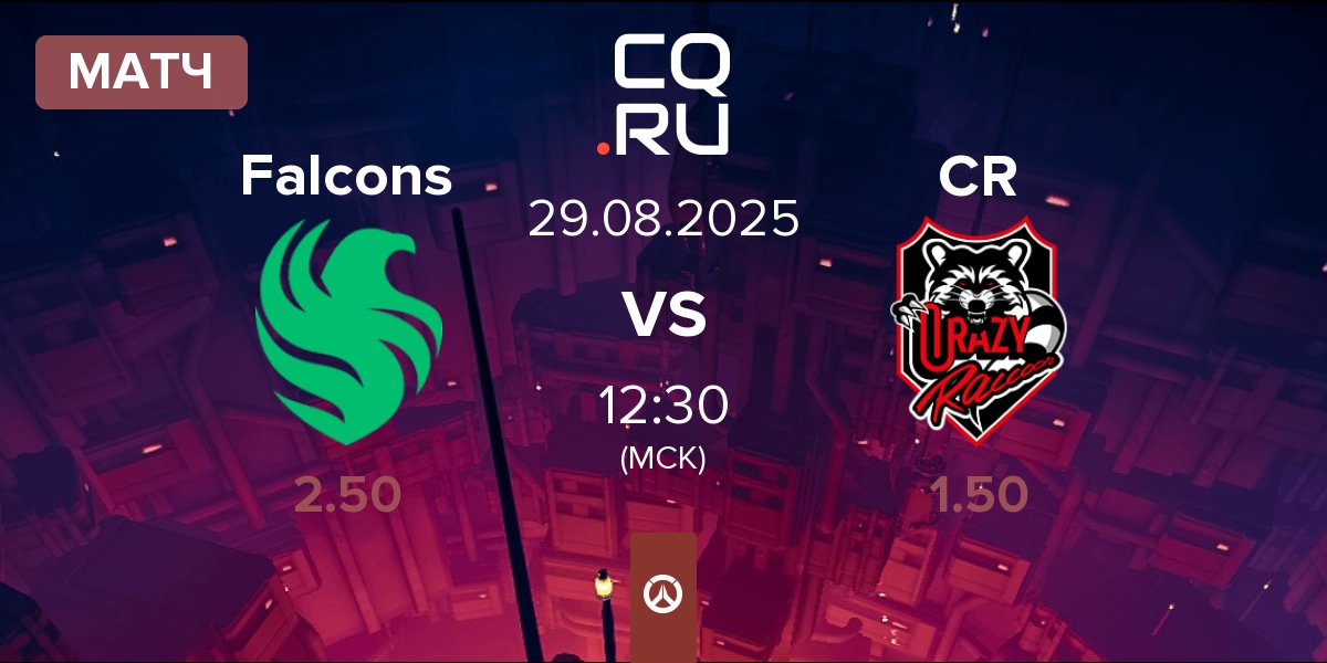 Матч Team Falcons Falcons vs Crazy Raccoon CR | 29.08
