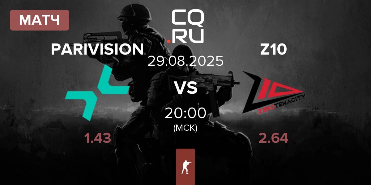 Матч PARIVISION vs Zero Tenacity Z10 | 29.08