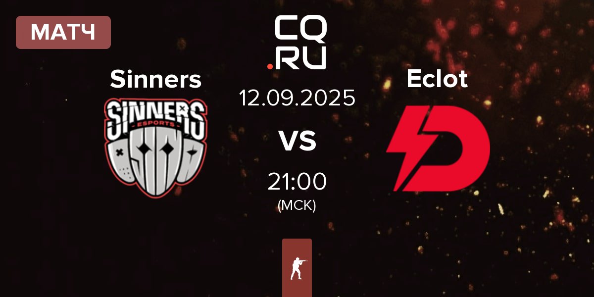 Матч Sinners Esports Sinners vs Dynamo Eclot Eclot | 12.09