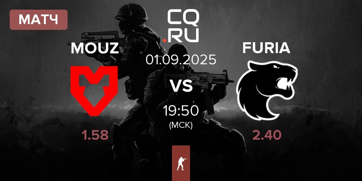 Матч MOUZ vs FURIA Esports FURIA | 01.09