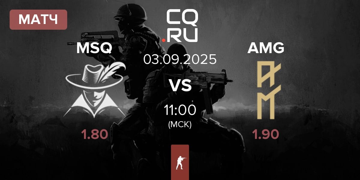 Матч Mousquetaires MSQ vs AM Gaming AMG | 03.09