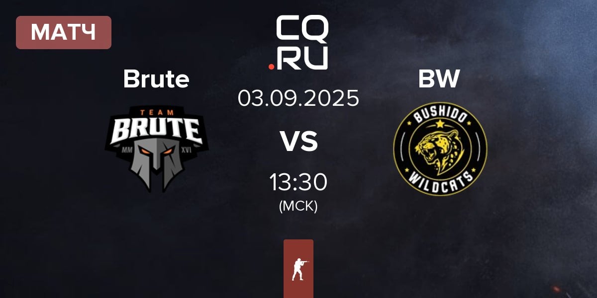 Матч Brute vs Bushido Wildcats BW | 03.09