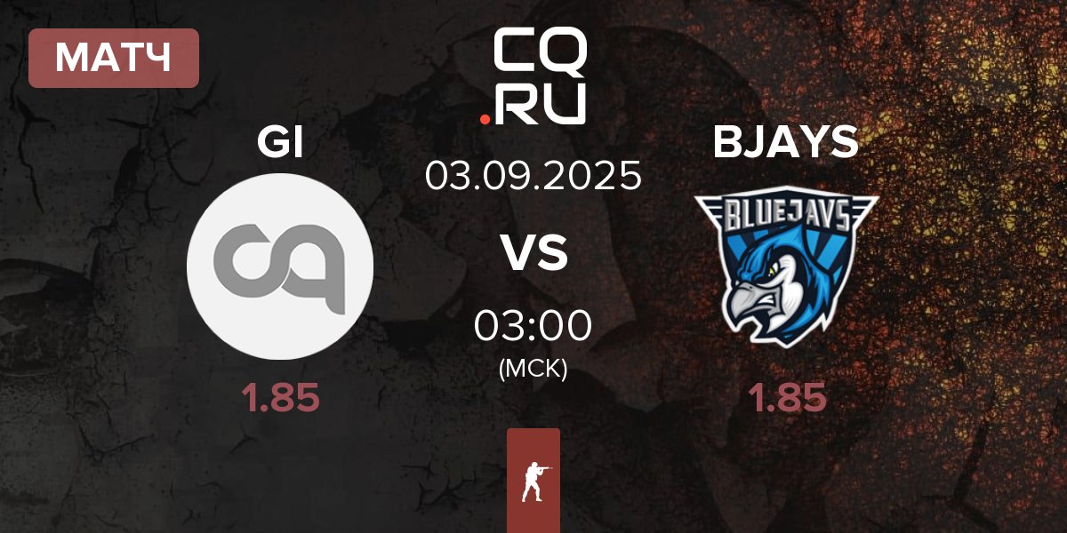 Матч Getting Info GI vs BLUEJAYS BJAYS | 03.09