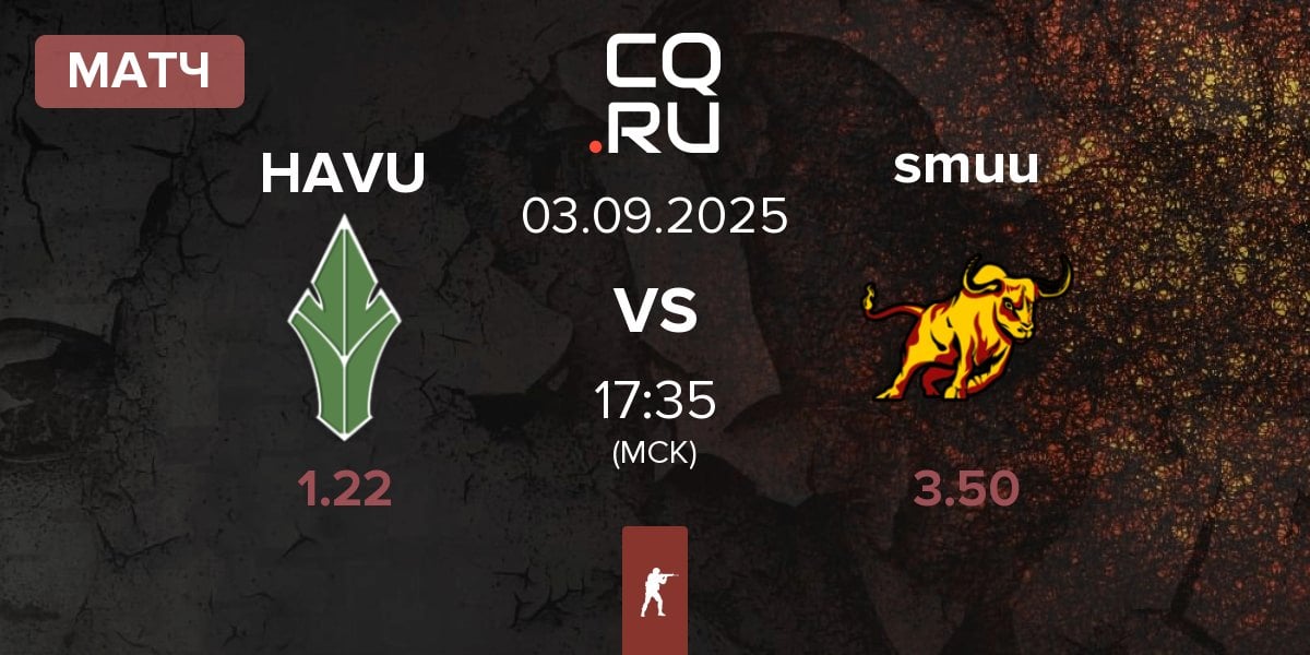 Матч HAVU Gaming HAVU vs smuuttikusilkki smuu | 03.09