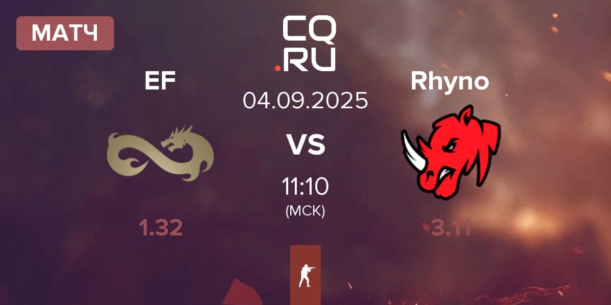 Матч Eternal Fire EF vs Rhyno Esports Rhyno | 04.09