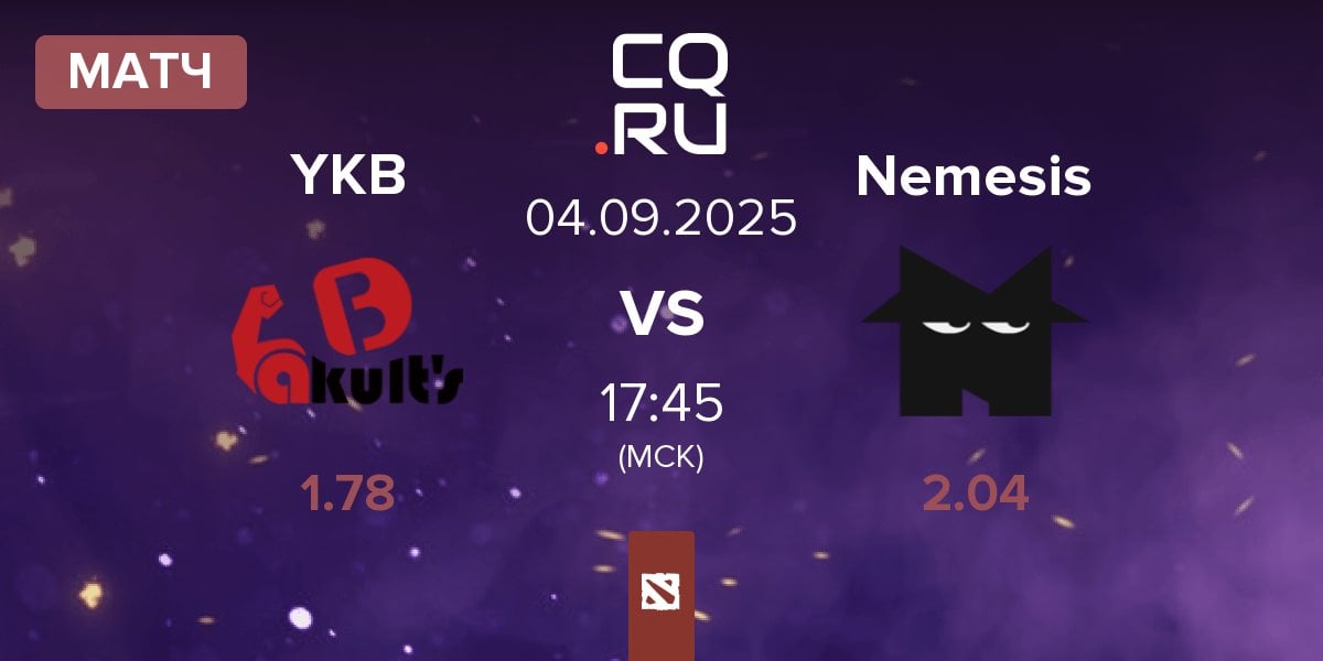 Матч Yakutou Brothers YKB vs Team Nemesis Nemesis | 04.09
