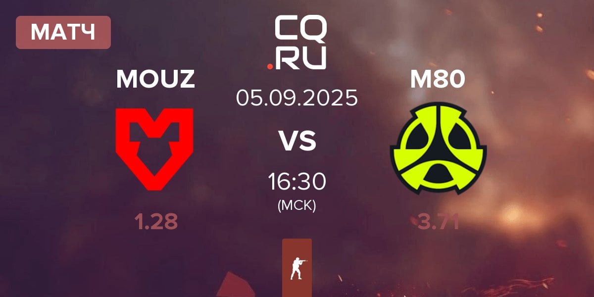 Матч MOUZ vs M80 | 05.09