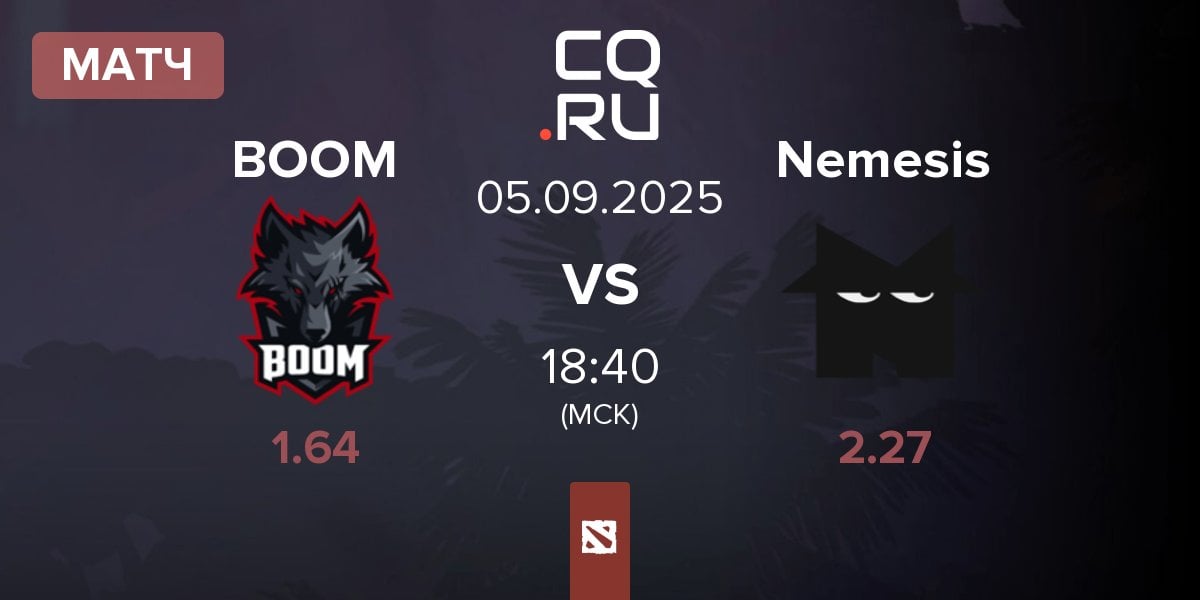 Матч BOOM Esports BOOM vs Team Nemesis Nemesis | 05.09