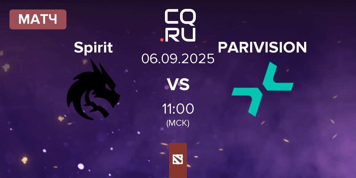 Матч Team Spirit Spirit vs PARIVISION | 06.09