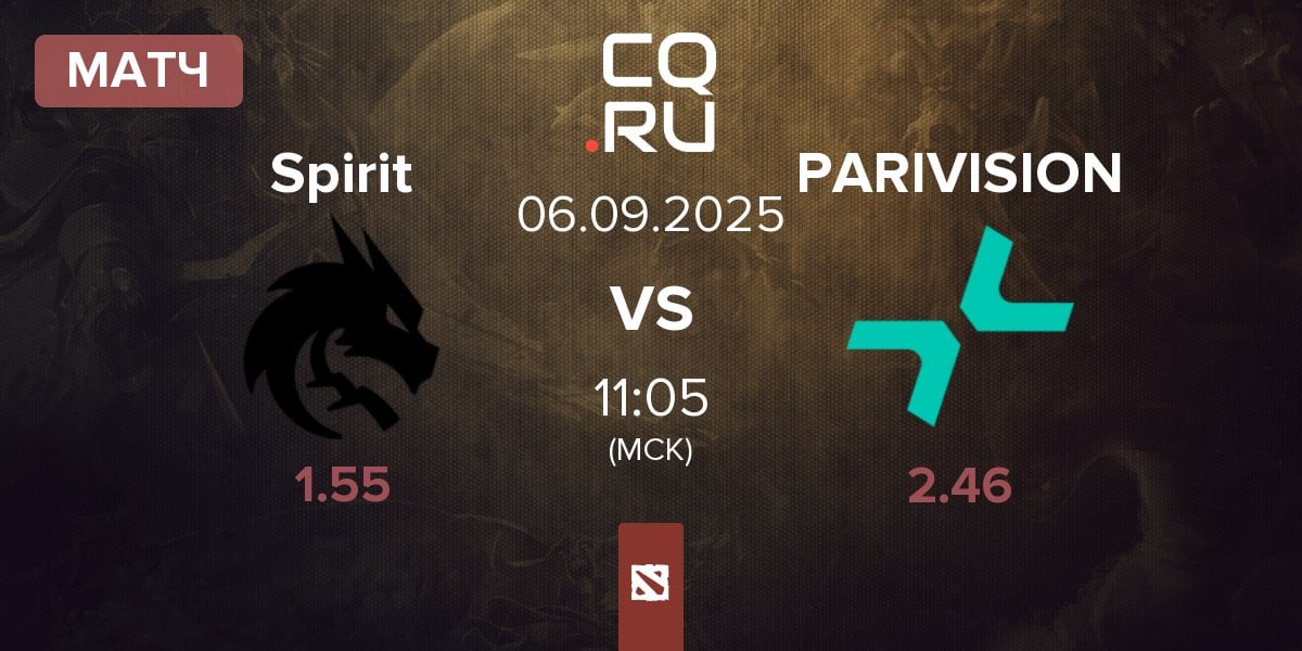Матч Team Spirit Spirit vs PARIVISION | 06.09