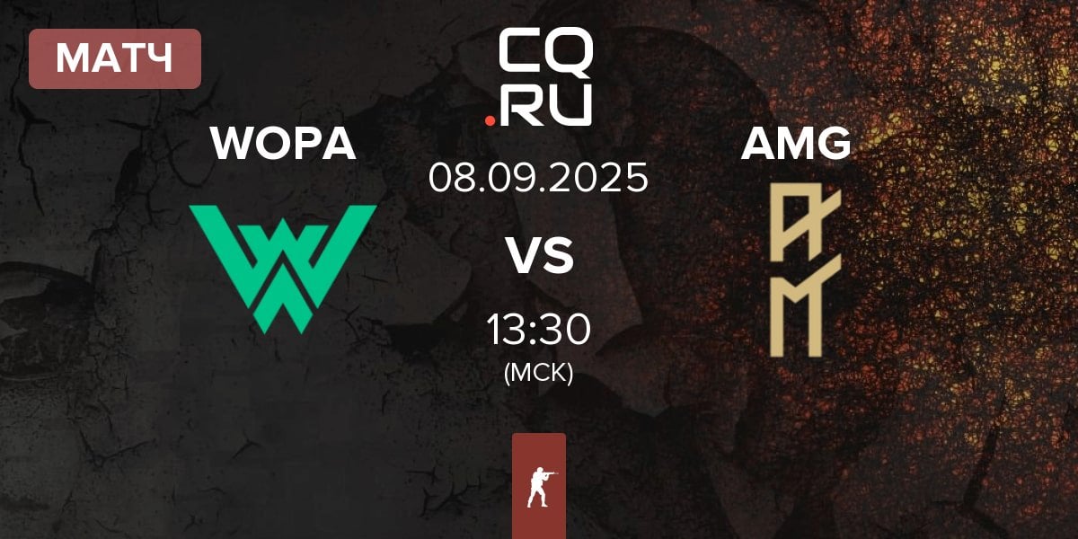 Матч WOPA Esport WOPA vs AM Gaming AMG | 08.09