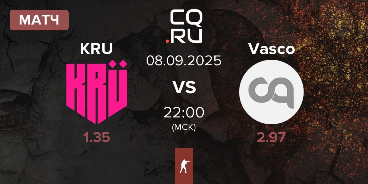 Матч KRU Esport KRU vs Vasco | 08.09