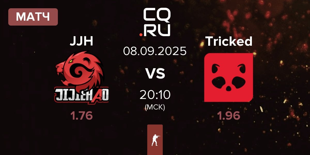 Матч JiJieHao JJH vs Tricked eSports Tricked | 08.09