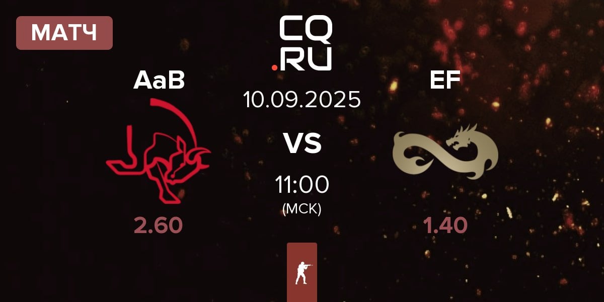 Матч AaB esport AaB vs Eternal Fire EF | 10.09