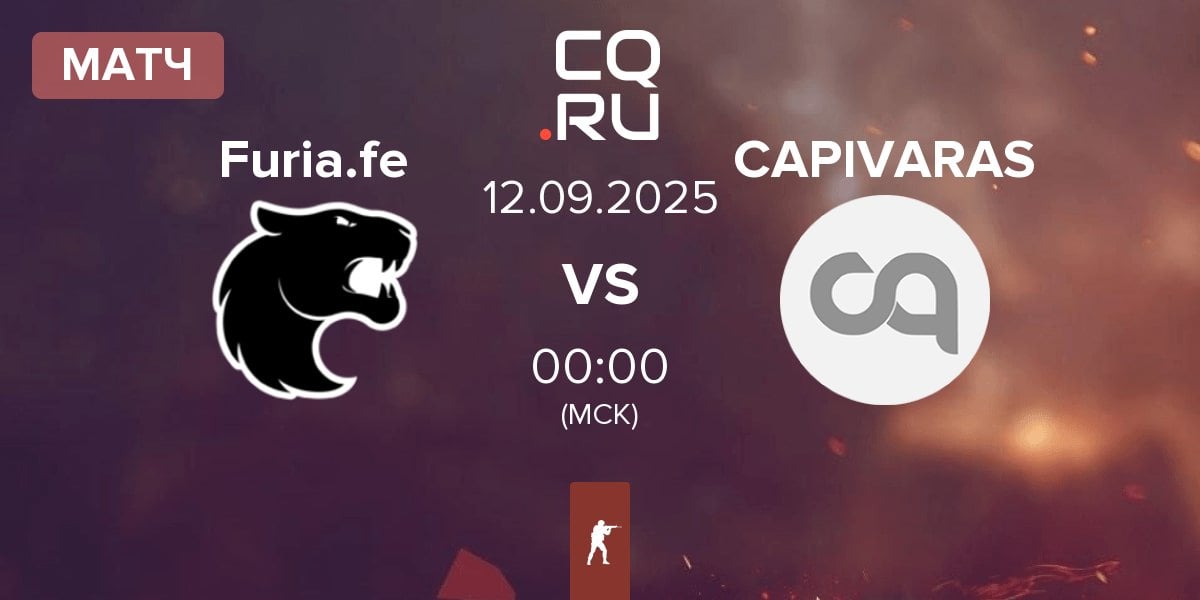 Матч FURIA Esports Female Furia.fe vs CAPIVARAS | 12.09