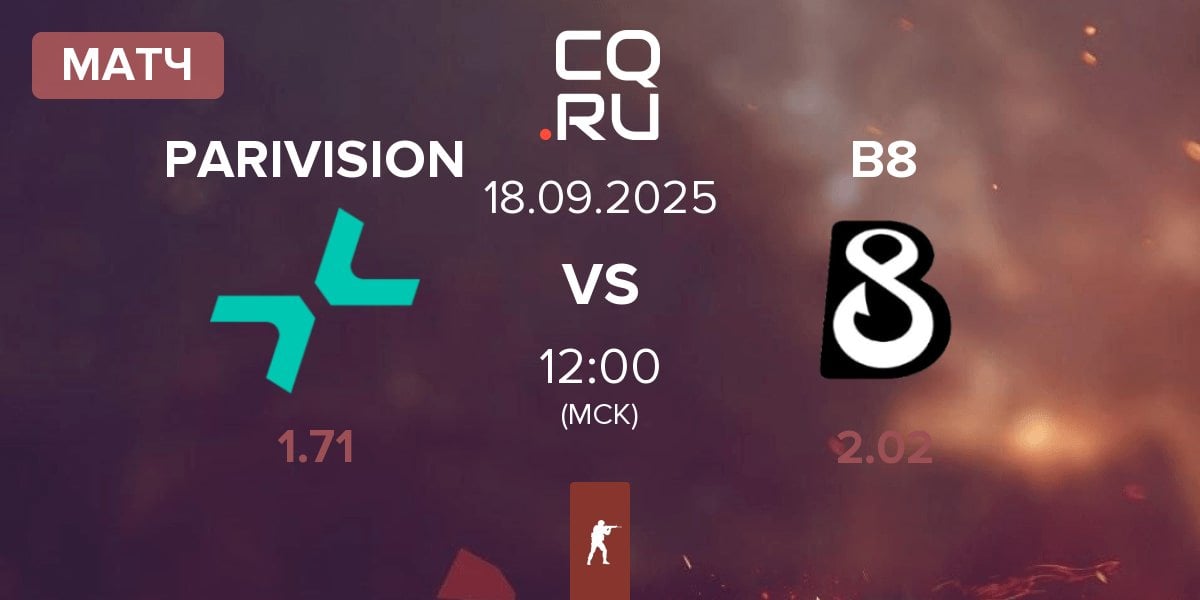 Матч PARIVISION vs B8 | 18.09
