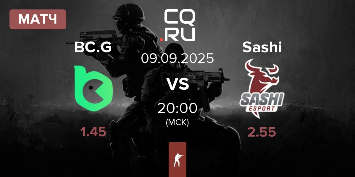 Матч BC.Game Esports BC.G vs Sashi Esport Sashi | 09.09