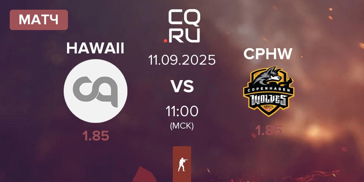 Матч HAWAII vs Copenhagen Wolves CPHW | 11.09